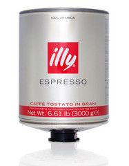 Illy Espresso zrnková káva v plechovce 3 kg
