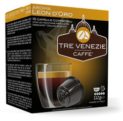 Tre Venezie LEON D'ORO kapsle pro kávovary Dolce Gusto 16 ks