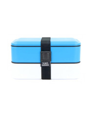 Yoko Design box na jídlo dvoupatrový, modrý