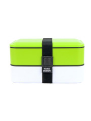 Yoko Design box na jídlo dvoupatrový, zelený