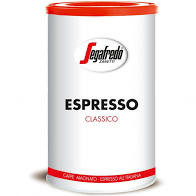 Segafredo Espresso Classico dóza mletá káva 250 g